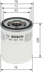 Bosch Filtru ulei BOSCH F 026 407 245 (F 026 407 245) - centralcar