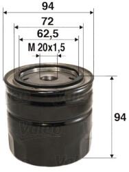 VALEO Filtru ulei VALEO 586026 (586026) - centralcar