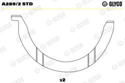 GLYCO Saiba distantier, arbore cotit GLYCO A289/2 STD (A289/2 STD) - centralcar