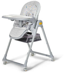 KinderKraft Etetőszék Lastree szürke - pepita