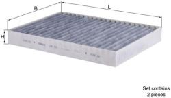 MAHLE Filtru de cabină cu carbon activ (LAK 292/S)