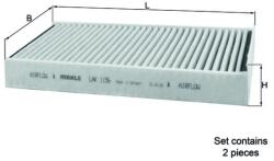 MAHLE Filtru de cabină cu cărbune activ (LAK 1156/S)