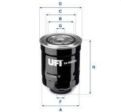 UFI filtru combustibil UFI 24.452. 00 (24.452.00) - centralcar