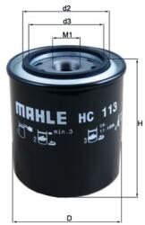 MAHLE Filtru hidraulic, cutie de viteze automata MAHLE HC 113 (HC 113)