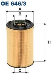 FILTRON Filtru ulei FILTRON OE 646/3 (OE 646/3) - centralcar