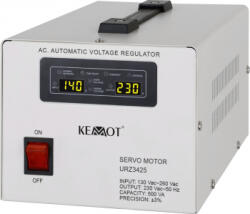 KEMOT Stabilizator de tensiune servomotor Kemot 500VA monofazat Alb (URZ3425)