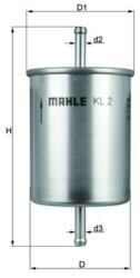 MAHLE Filtru De Ulei Vw (kl 2)