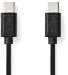 Nedis CCGL60700BK10 Cablu USB C - USB C (USB-C), USB2.0, 60W, lungime 1m (CCGL60700BK10)