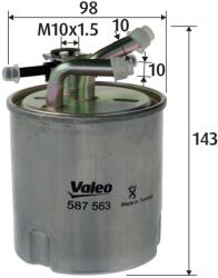 VALEO filtru combustibil VALEO 587563 (587563) - centralcar