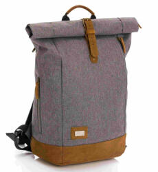 Fillikid pelenkázó hátizsák Berlin szürke-melange 6308-17