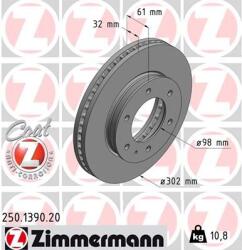 ZIMMERMANN Disc frana ZIMMERMANN 250.1390. 20 (250.1390.20) - centralcar