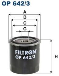 FILTRON Filtru ulei FILTRON OP 642/3 (OP 642/3) - centralcar