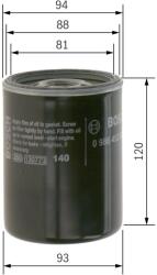 Bosch Filtru ulei BOSCH 0 986 452 064 (0 986 452 064) - centralcar