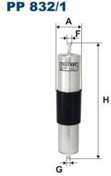 FILTRON filtru combustibil FILTRON PP 832/1 (PP 832/1) - centralcar