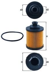 MAHLE Filtru Ulei Opel Fiat Suzuki U. A (ox 418d)