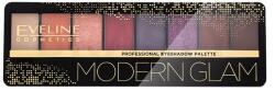 Eveline Cosmetics Professional Eyeshadow Palette szemhéjfesték paletta 03 Moderm Glam 9, 6 g