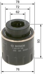 Bosch Filtru ulei BOSCH F 026 407 183 (F 026 407 183) - centralcar