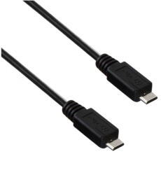 Akyga Cablu microUSB 2.0 tata la microUSB 2.0 tata 13316, lungime 60cm, negru (AK-USB-17) - pcone