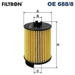 FILTRON Filtru ulei FILTRON OE 688/8 (OE 688/8) - centralcar