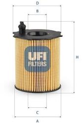 UFI Filtru ulei UFI 25.037. 00 (25.037.00) - centralcar