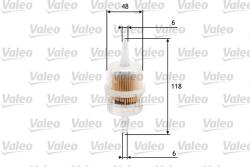 VALEO filtru combustibil VALEO 587011 (587011) - centralcar