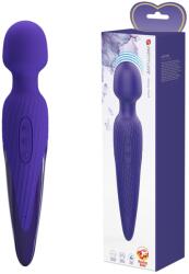 Pretty Love Vibrator Masaj Anthony Youth, 7 Moduri Vibratii & 5 Intensitati Viteza, Silicon, USB, Violet, 26 cm Vibrator