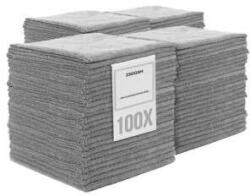 ChemicalWorkz Univerzális mikroszálas kendő, 250 GSM Chemicalworkz Allrounder bevonattörlő 40x40 cm, szürke, 100 db-os készlet