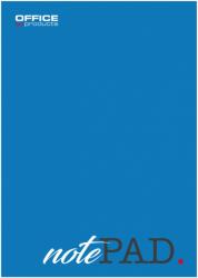 Office Products Blocnotes A4, 100 file - 60gsm, lipit pe latura mica, coperta albastra, Office Products - matematica (OF-16040015-99)