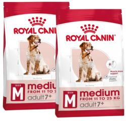 Royal Canin Medium Adult 7+ szárazeledel érett kutyáknak 7-10 éves korig, közepes fajtáknak 30 kg (2 x 15 kg)