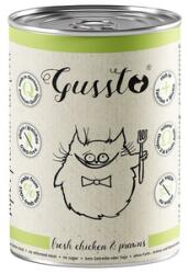 Gussto Cat Fresh Chicken Prawns nedves macskaeledel csirke garnélarákkal 400 g