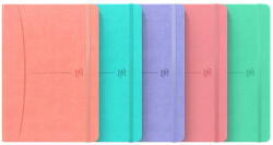 OXFORD Caiet cu elastic, A5, OXFORD Signature Smart Journal, 80 file - 90g/mp, Scribzee, mate - culori past (OX-400154940) - pcone