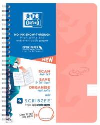 Oxford Caiet Oxford Nordic Touch, culoarea somonului, A5+, 70 de coli, liniat