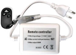 Avide LED Szalag 220 V 600 W Fényerőszabályzó 3528 SMD Rádiós Távirányító és Vezérlő