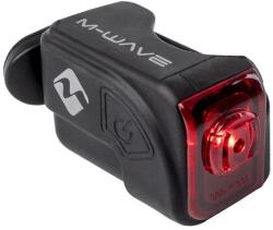 M-Wave elemes hátsó lámpa nyeregcsőre, 1 POWER LED, USB-ről tölthető