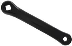Csepel négyszögtengelyes hajtókar, csak bal, 170 mm, alumínium, fekete