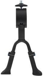 Csepel állítható két lábú kitámasztó középcsapágyhoz, 24-28 col, alumínium, fekete