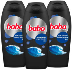 Baba 2in1 tengeri ásvány férfi tusfürdő (3x400 ml)