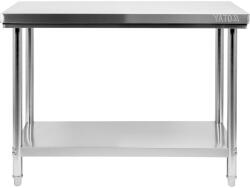 TOYA YG-09001 GASTRO Inox munkaasztal alsó polccal (YG-09001)