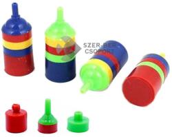  Műanyag levegőporlasztó készlet akváriumba - HENGER 15x40mm (4db) (MAT660)