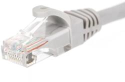 NETRACK patch cable RJ45, snagless boot, Cat 6 UTP, 1m grey (BZPAT16)