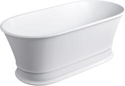 Omnires Classica M+ térben álló kád 160x79 cm ovális fehér CLASSICAWWBM (CLASSICAWWBM)