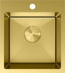 Mexen Solix chiuvetă de oțel inoxidabil cu 1 compartiment 400 x 450 mm, auriu - 6401401000-55 (6401401000-55) Chiuveta