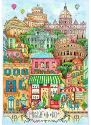 Trefl 12072 - Éjfél Rómában - 1000 db-os Premium Plus puzzle (12072)