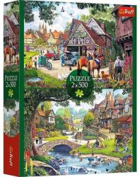Trefl 37494 - Idyllic life - 2 x 500 db-os puzzle (37494)