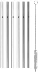 WMF Szívószál 18 cm, 6 darabos, kefével, rozsdamentes acél, WMF (608976040)