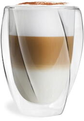 Vialli Design Set 2 pahare cu perete dublu Vialli Design Latte, 300 ml
