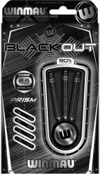 Winmau Darts nyíl Blackout, acélhegyű, 24 g 24 G színes