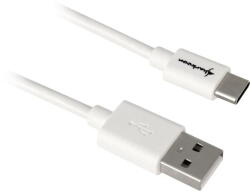 Sharkoon USB 2.0 A - USB C Adapter - white - 1.5m - pcone