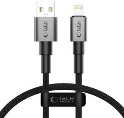 Tech-Protect Cablu Tech Protect UltraBoost DNA Lightning 12W 2.4A 25cm Iron Grey