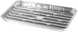 MagicHome Alumínium Sütőtálca 34x23x2.5cm - 3 darabos Szett, Praktikus és Egyszerhasználatos Konyhai Eszköz
